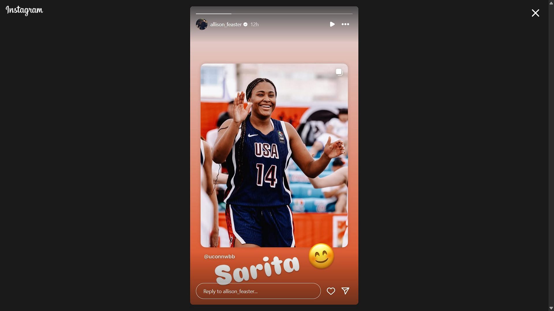 Screenshot via Instagram (@allison_feaster/IG)